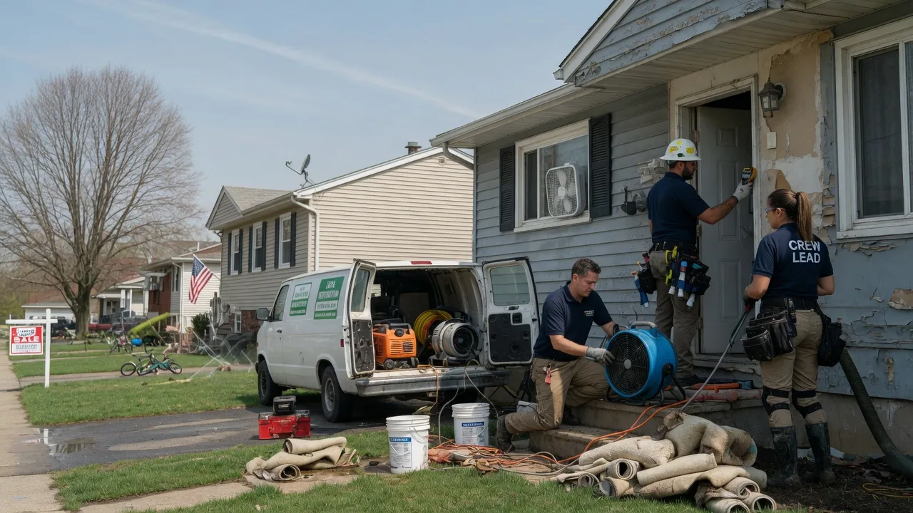 Flood Cleanup in New Holland, IL near me